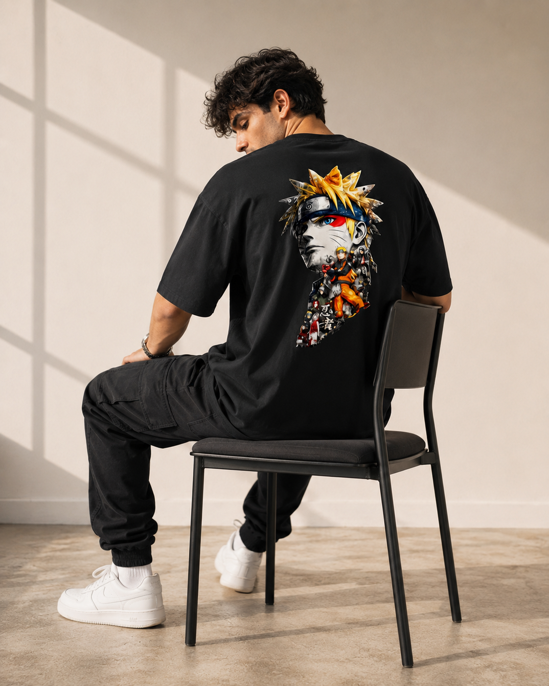 Unisex Oversized Naruto Gang Standard T-Shirt