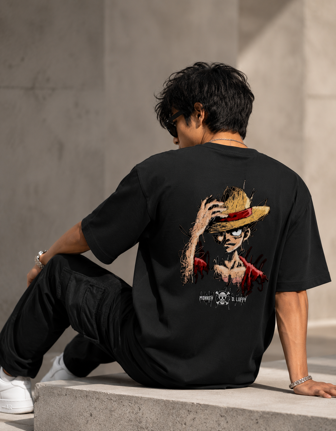 Unisex Oversized Monkey D. Luffy T-Shirt